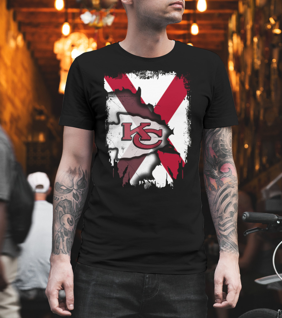 Together Alabama KC Chiefs Fusion Fan T-Shirt