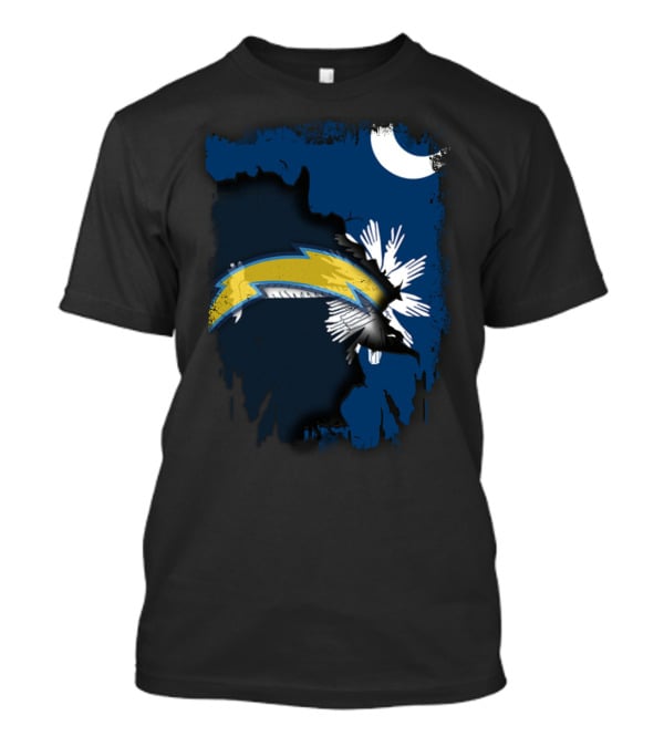 Together South Carolina Los Angeles Chargers State Flag T-Shirt