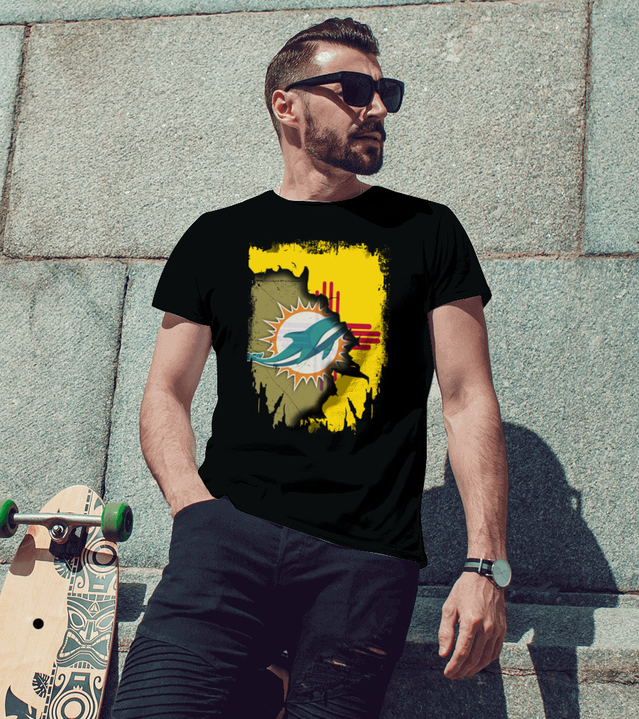 Together New Mexico Dolphins Miami Football Zia T-Shirt