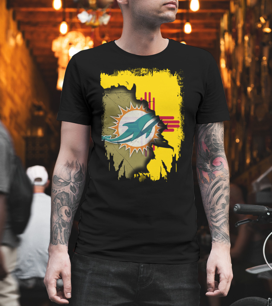 Together New Mexico Dolphins Miami Football Zia T-Shirt