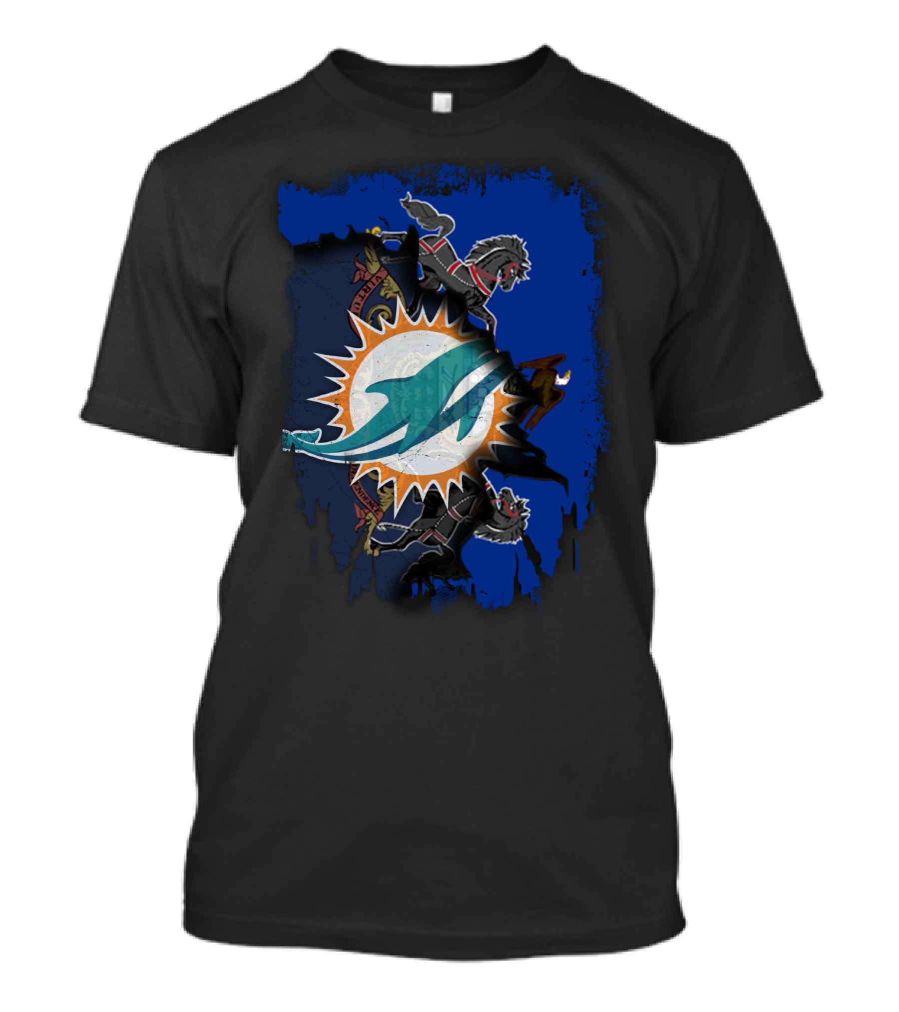 Pennsylvania Together With Dolphins And House Stark Direwolves T-Shirt