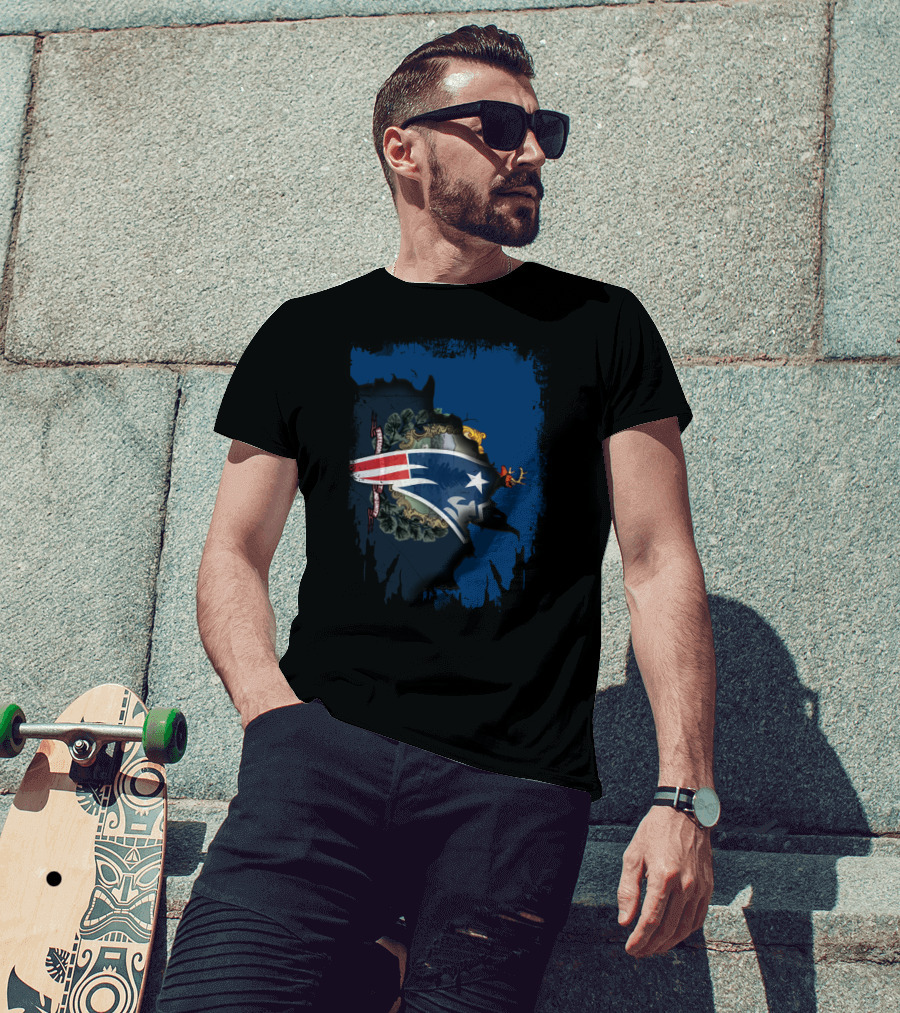 Vermont Patriot Unity With State Silhouette And Emblem T-Shirt