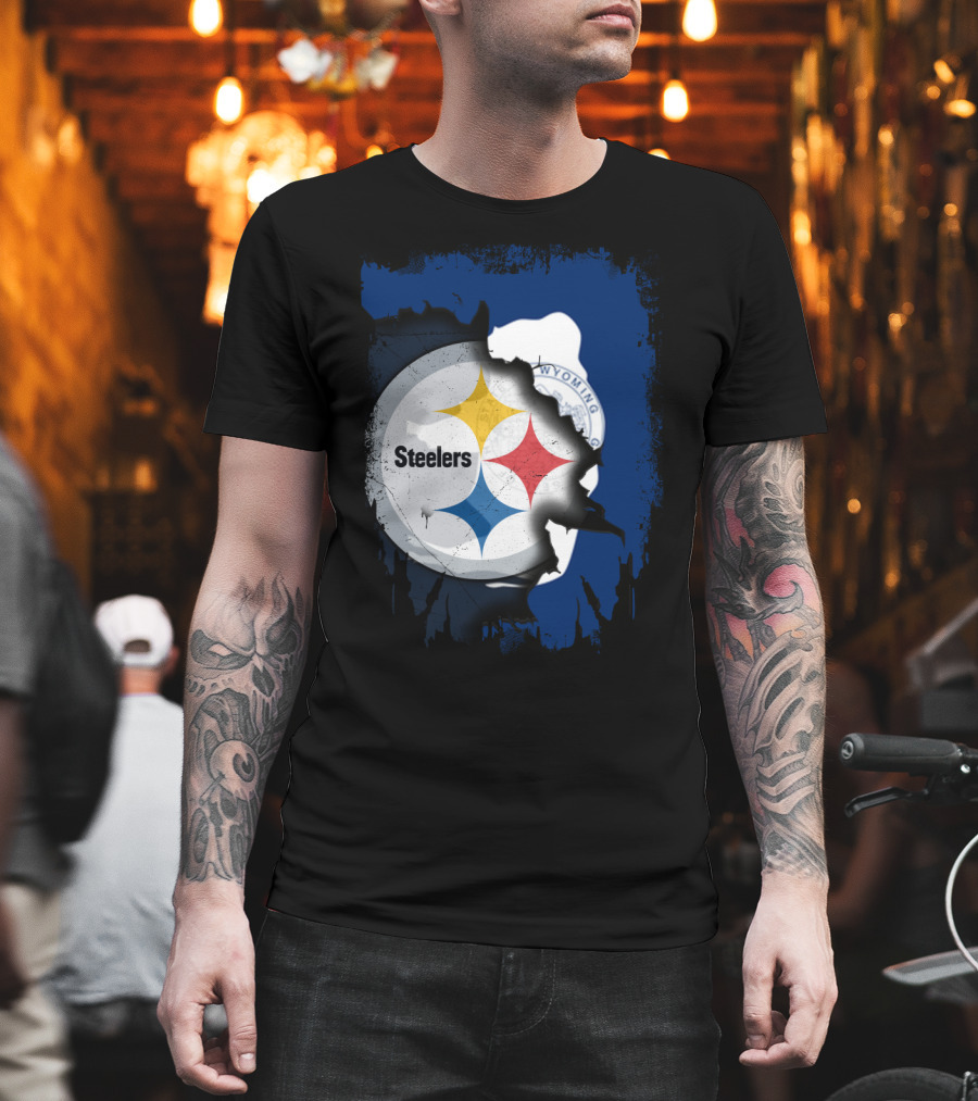 Steelers and Wyoming Union T-Shirt