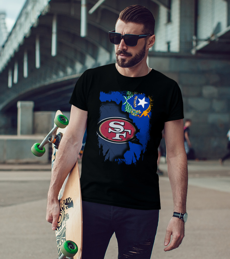 Nevada State With San Francisco 49ers T-Shirt