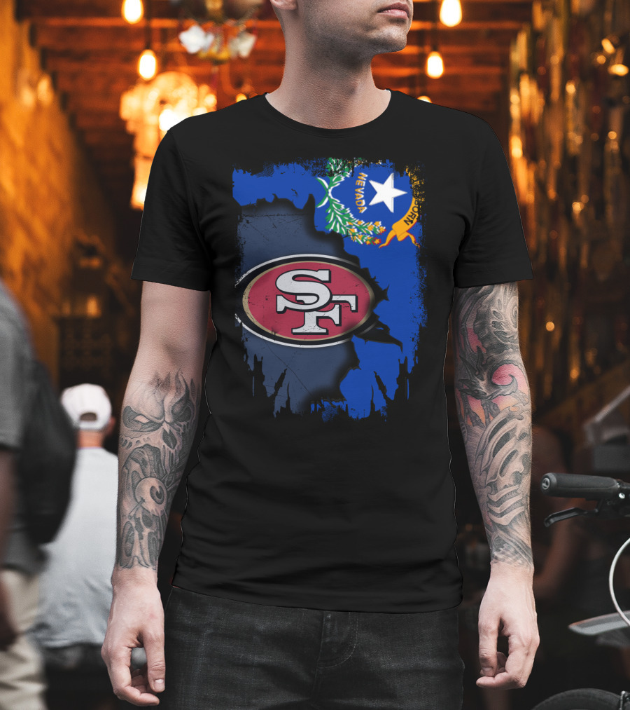 Nevada State With San Francisco 49ers T-Shirt