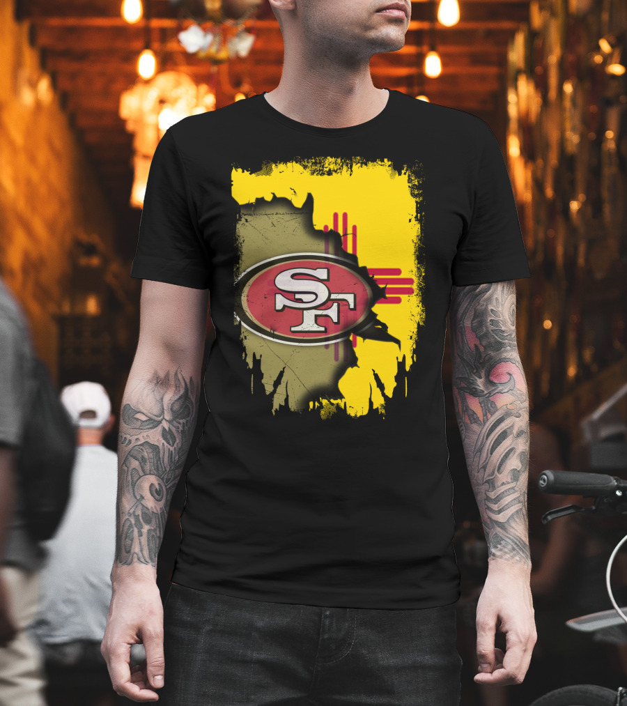 San Francisco 49ers New Mexico Zia Symbol Unity T-Shirt