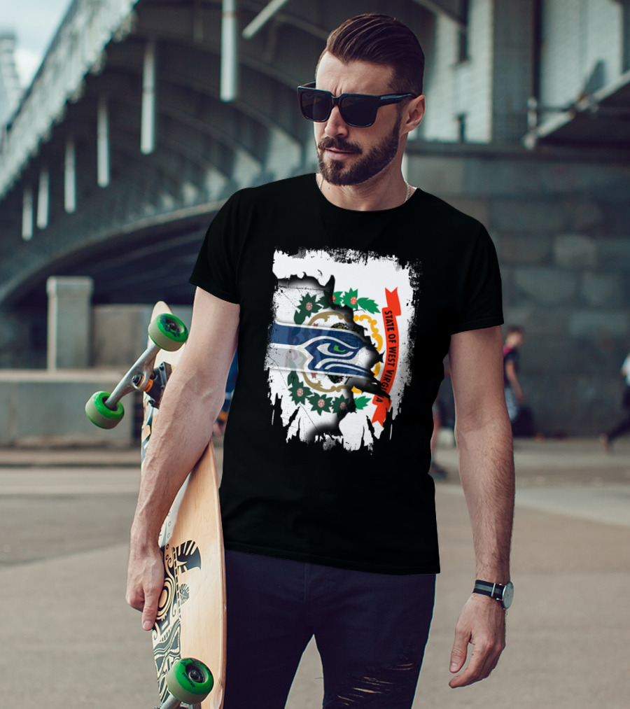 West Virginia Heritage Meets Seahawks Passion T-Shirt