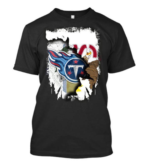 Illinois Pride Merged With Titans Emblem T-Shirt