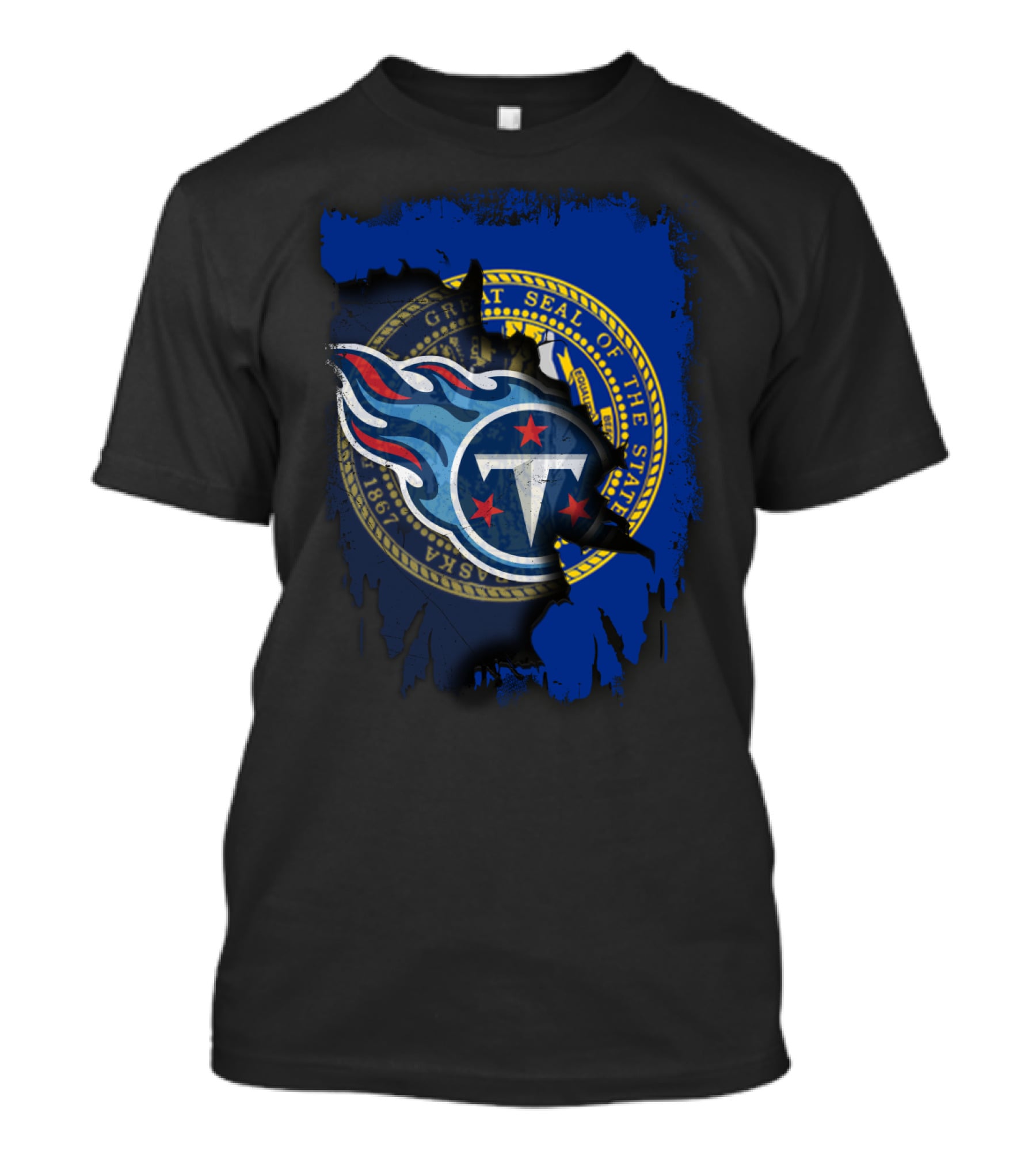 Together Nebraska With Titans State Seal Fusion T-Shirt
