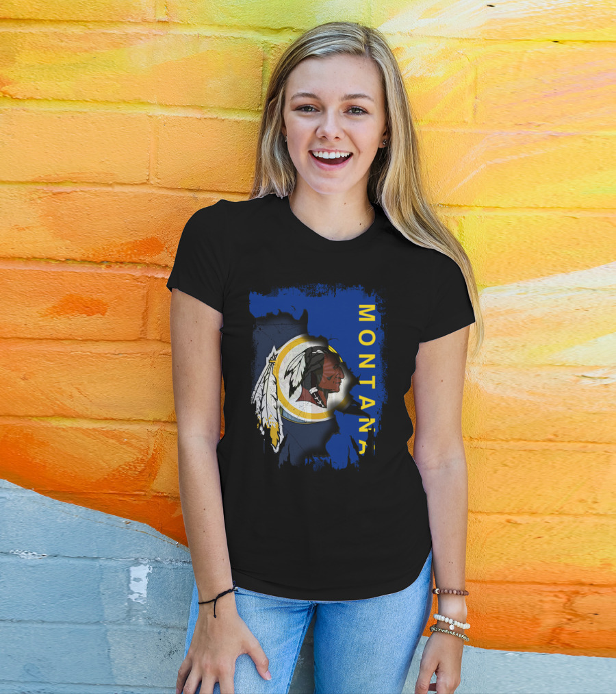 Montana And Redskins United T-Shirt