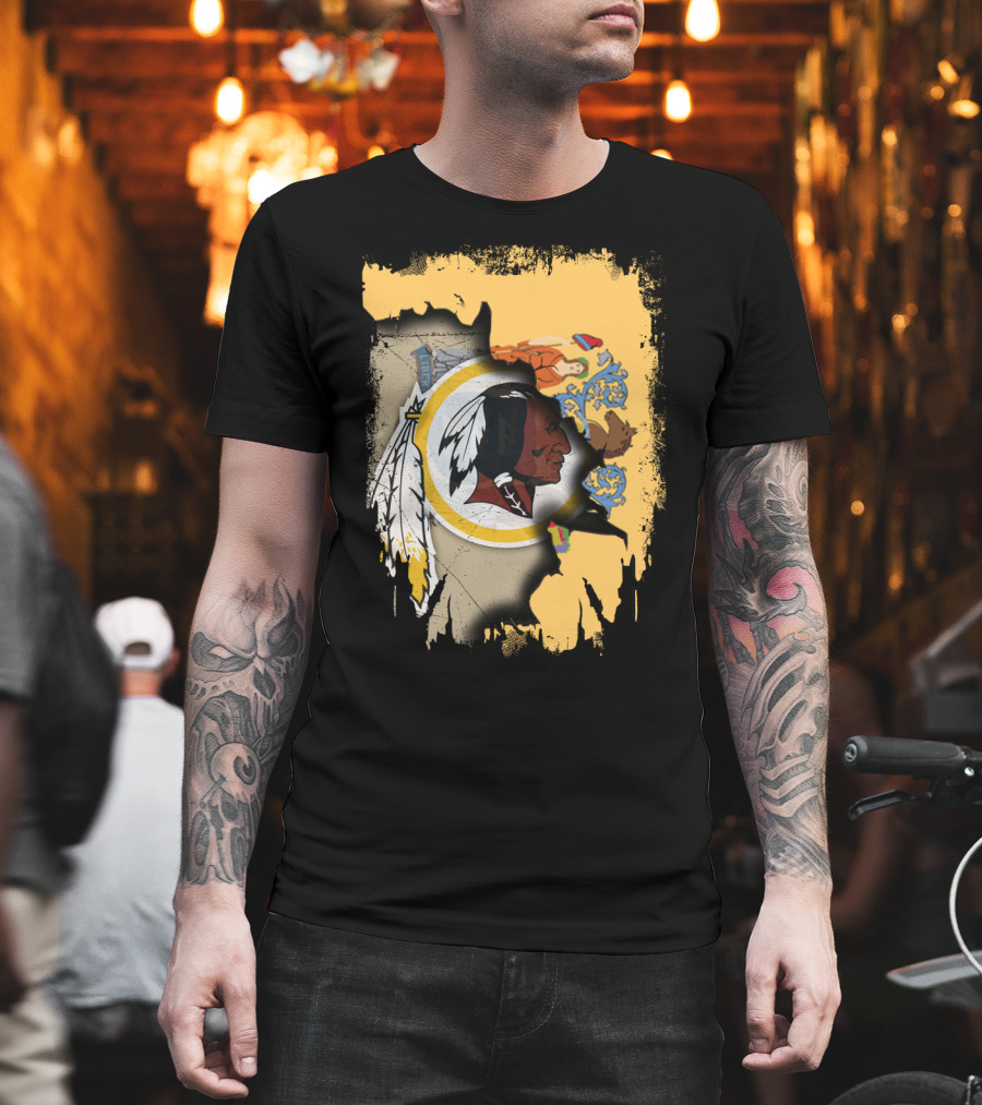 New Jersey And Redskins Unity Collaboration T-Shirt