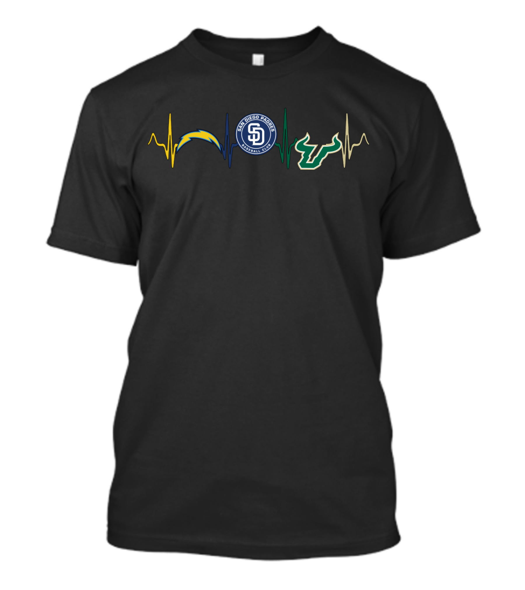 Love Chargers Padres San Diego State University Sfb T-Shirt