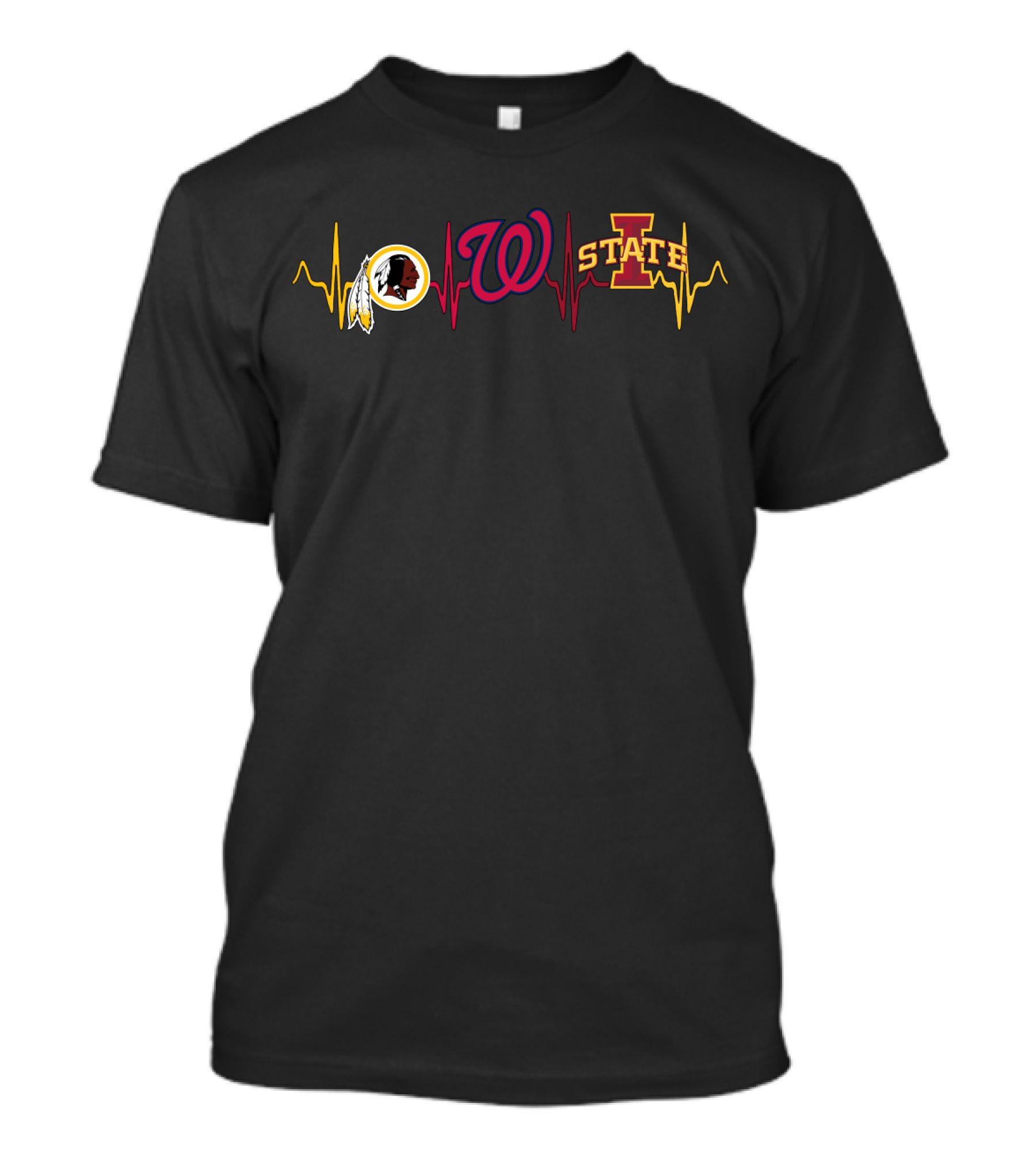 Redskins Nationals Iowa State Heartbeat Alignment T-Shirt
