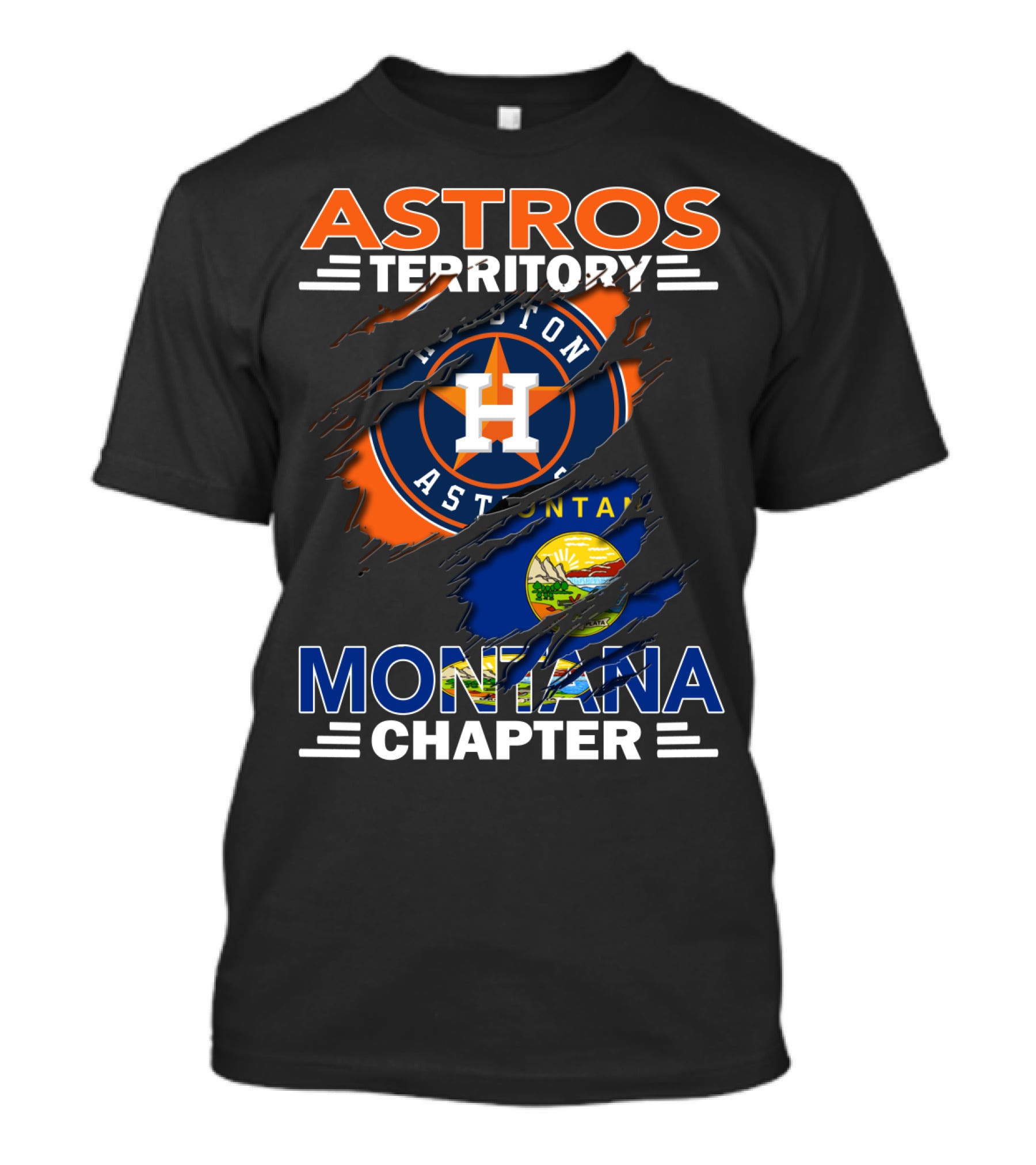 Astros Territory Houston Montana Chapter T-Shirt