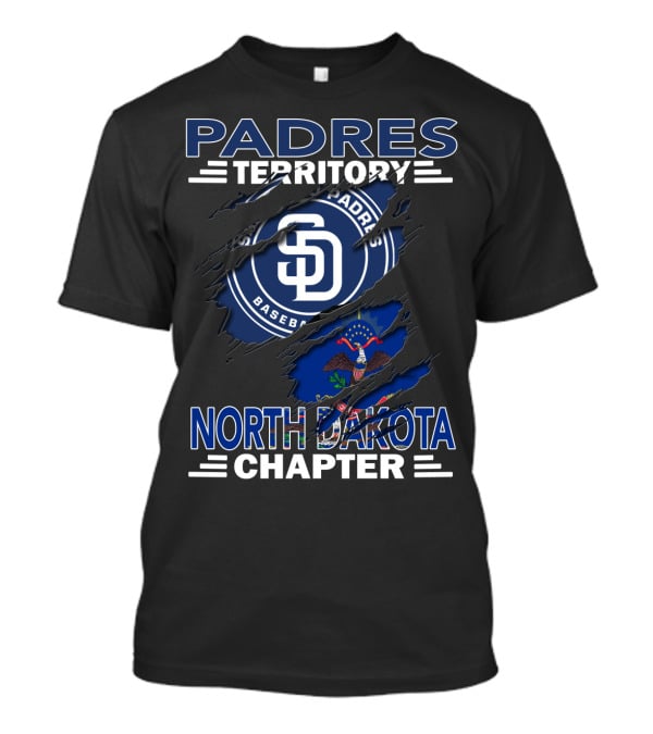 Padres Territory Baseball North Dakota Chapter T-Shirt