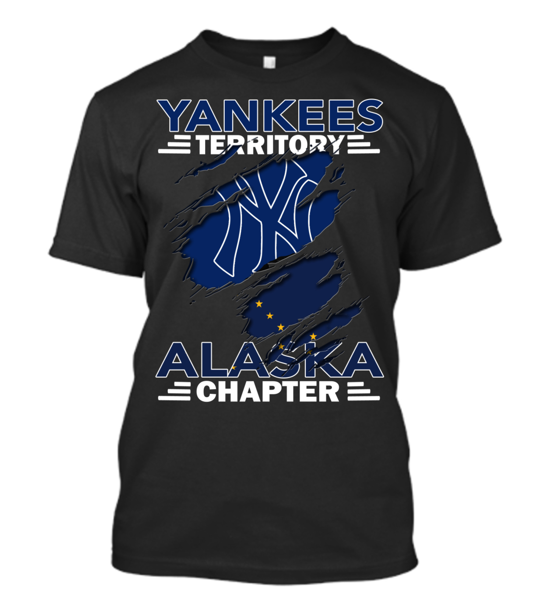 Yankees Territory Alaska Chapter Flag Emblem T-Shirt