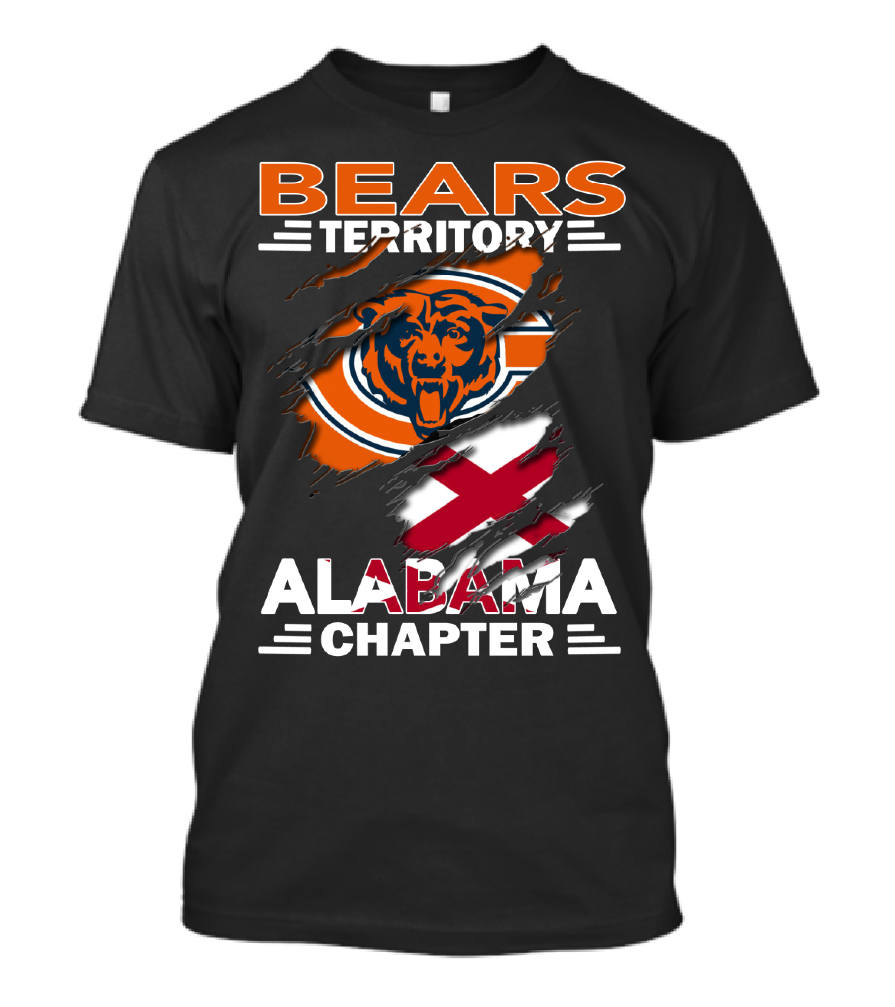 Bears Territory Chicago Alabama Chapter T-Shirt