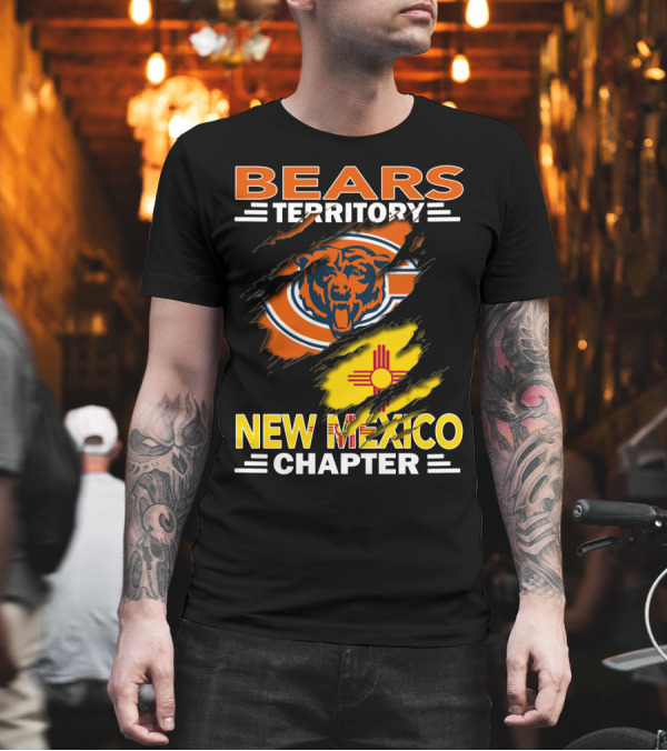 Bears Territory New Mexico Chapter Chicago Bears Logo Zia T-Shirt Bears Territory New Mexico Chapter Chicago Bears Logo Zia T-Shirt