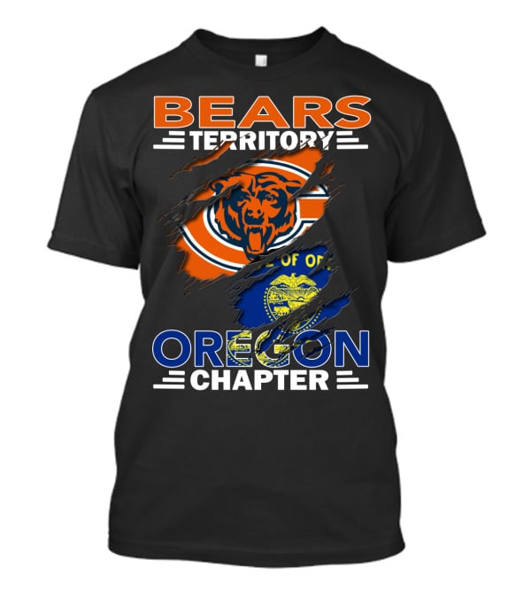 Bears Territory Chicago Bears Oregon Chapter T-Shirt