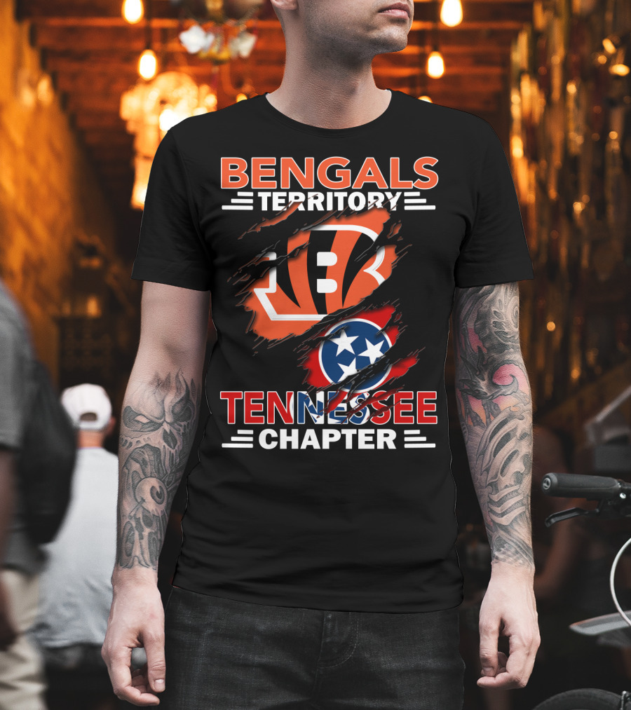 Bengals Territory Tennessee Chapter Football Fan Pride and Community T-Shirt