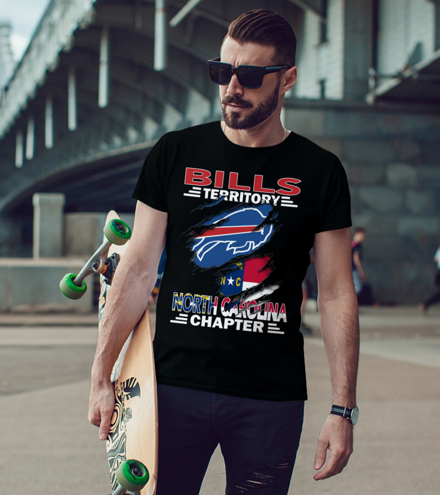 Bills Territory North Carolina Chapter NC Buffalo Football Fan Club T-Shirt