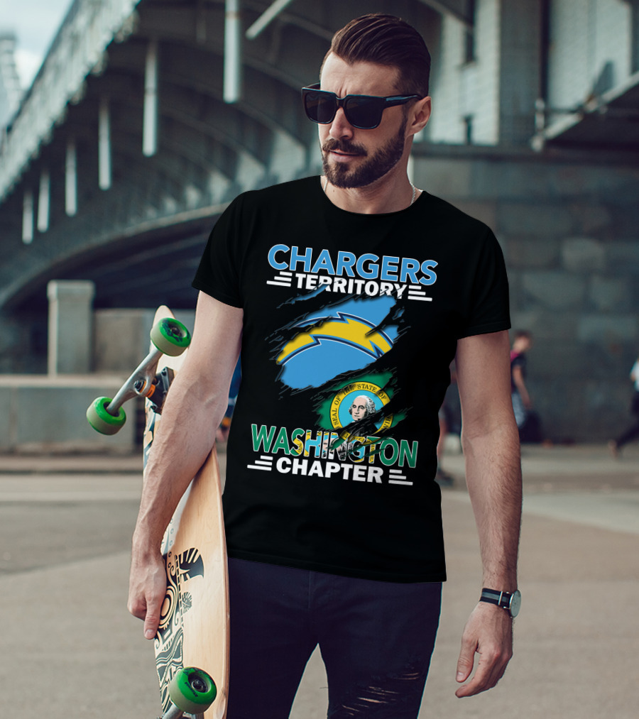 Chargers Territory Washington Chapter Seal T-Shirt