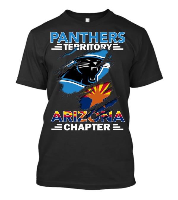 Panthers Territory Arizona Chapter NFL Team Fan Club T-Shirt