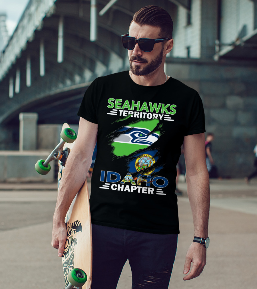 Seahawks Territory Idaho Chapter The Great Seal Of Idaho T-Shirt