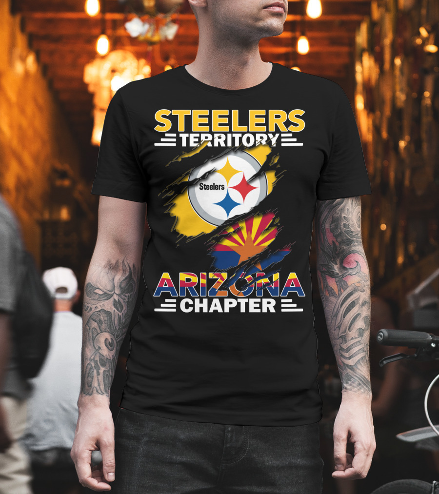 Steelers Territory Steelers Arizona Chapter Flag T-Shirt