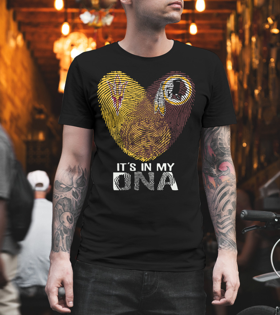 It's In My Dna Miami Dolphins Miami Hurricanes T-Shirt