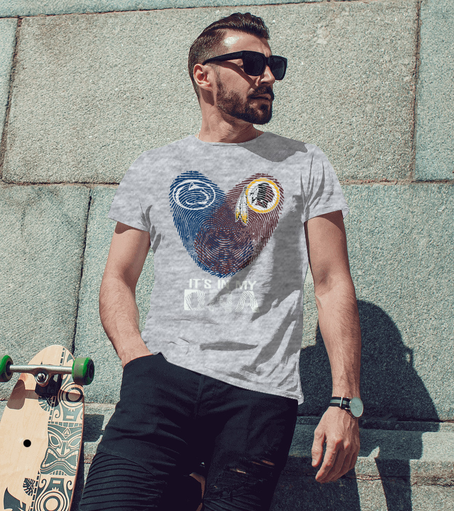 Penn State Nittany Lions Washington Redskins It's In My Dna T-Shirt