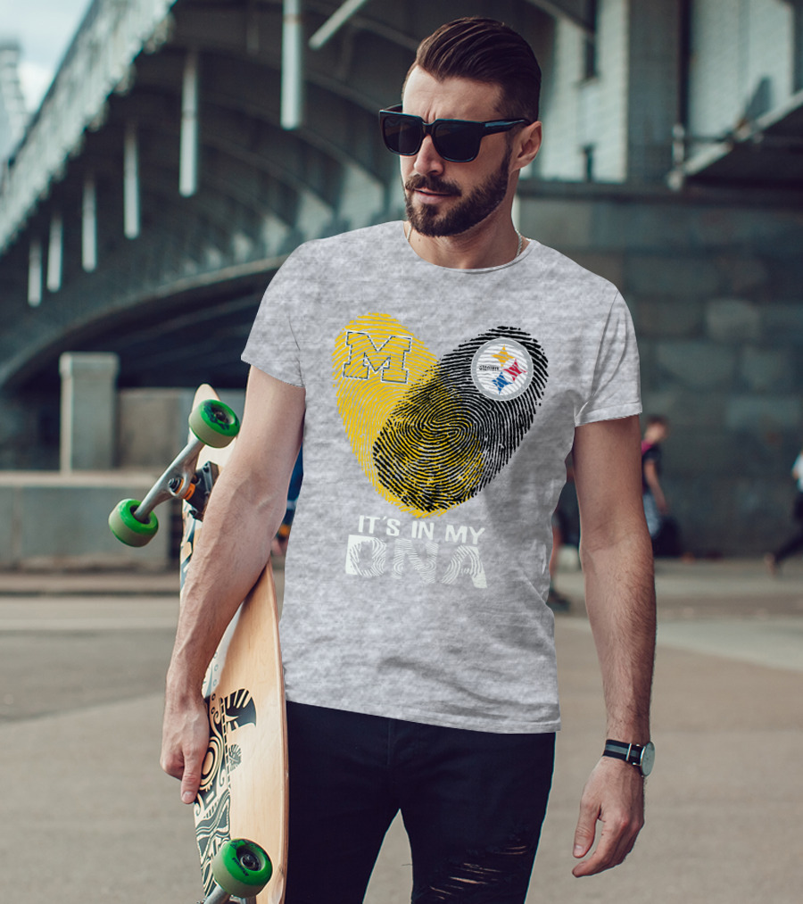 Pittsburgh Steelers Michigan It's In My Dna T-Shirt