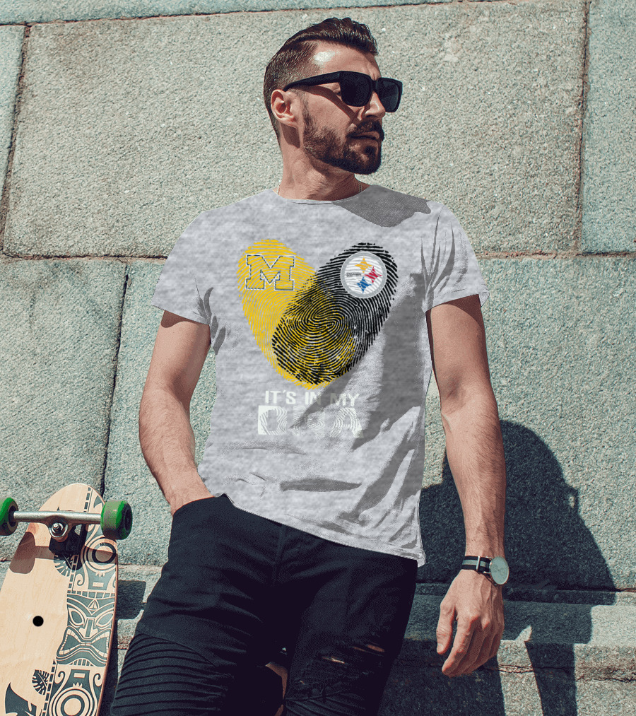 Pittsburgh Steelers Michigan It's In My Dna T-Shirt