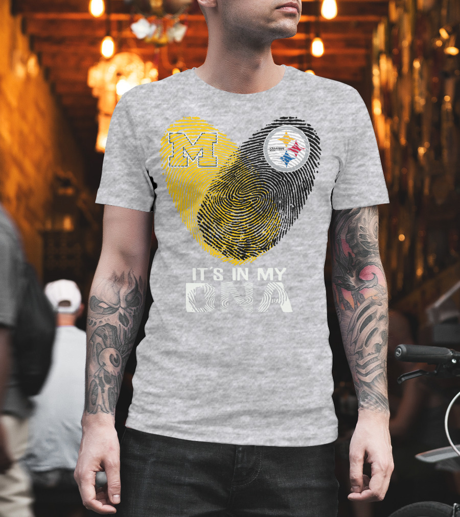 Pittsburgh Steelers Michigan It's In My Dna T-Shirt