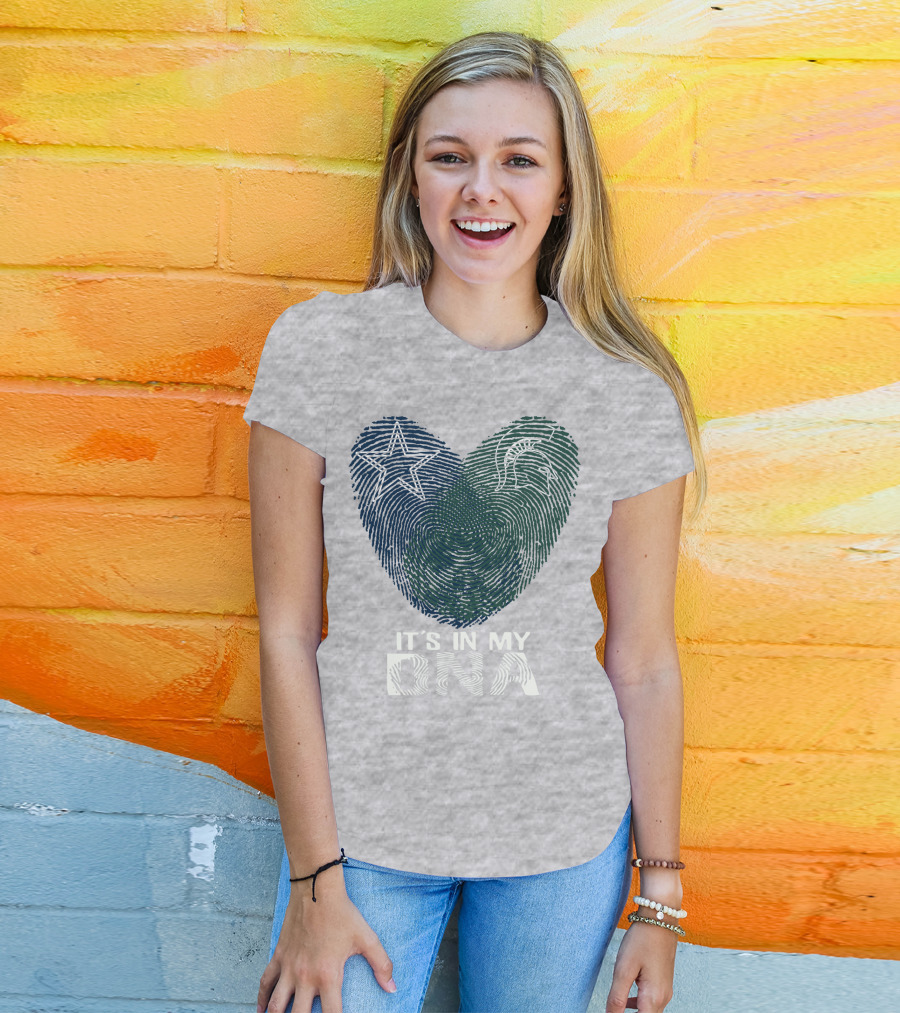Dallas Cowboys Michigan State It's In My Dna T-Shirt