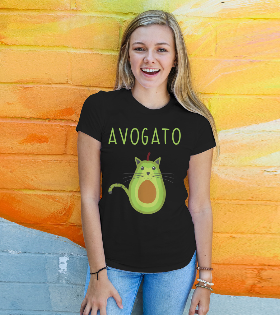 Cinco De Mayo Cinco De Meow Avogato Cat Avocado Kitty T-Shirt