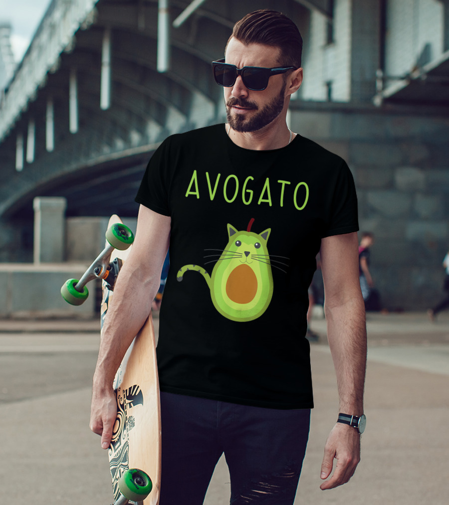 Cinco De Mayo Cinco De Meow Avogato Cat Avocado Kitty T-Shirt