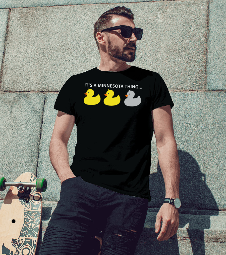 Funny Minnesota Thing Duck Duck Grey Duck Hoo T-Shirt