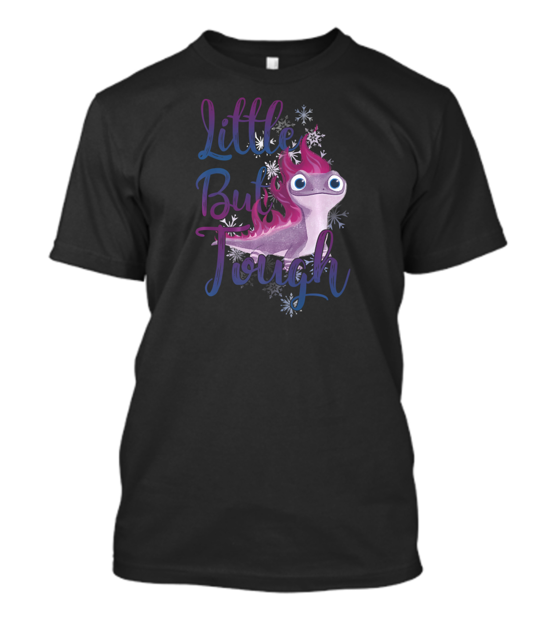 Disney Frozen 2 Little But Tough Salamander With Snowflakes T-Shirt