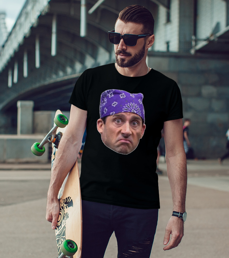 Prison Mike Bandana Head From The Office T-Shirt
