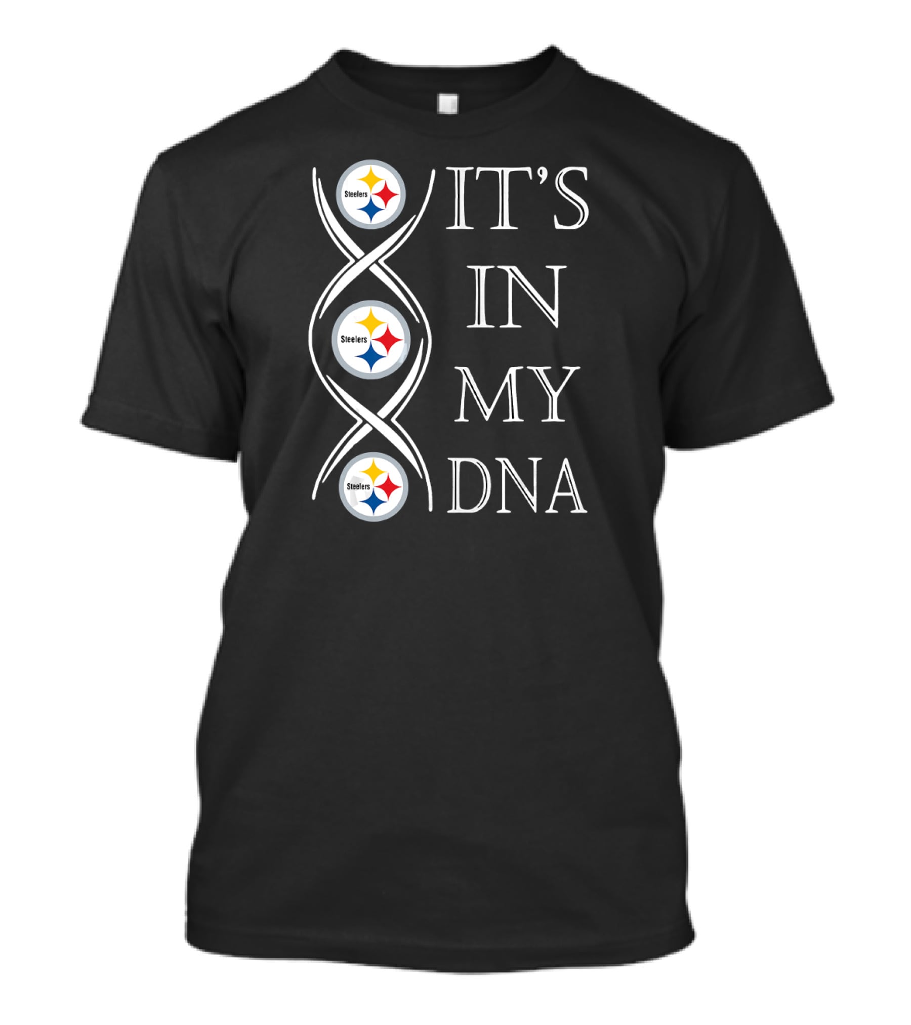 Pittsburgh Steelers It's In My DNA Football Fan Christmas T-Shirt