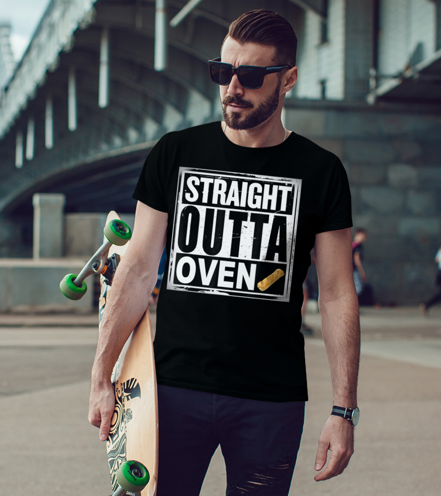 Straight Outta Oven Sausage Roll T-Shirt