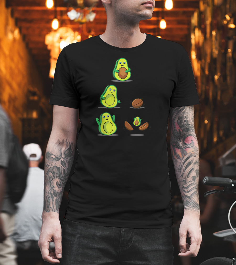 Avocado Mom Pregnancy Mamacado Cute Expecting Fruit Family Gag T-Shirt