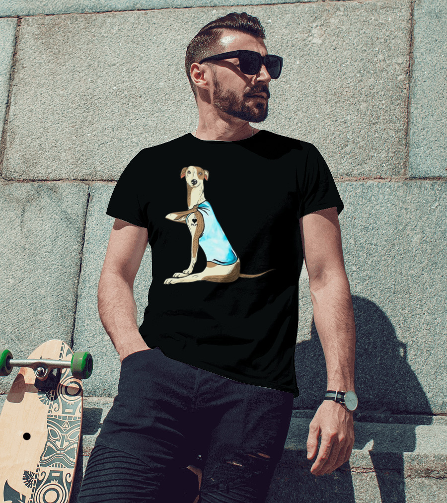 Whippet Dog I Love Mom Tattoo Iconic T-Shirt