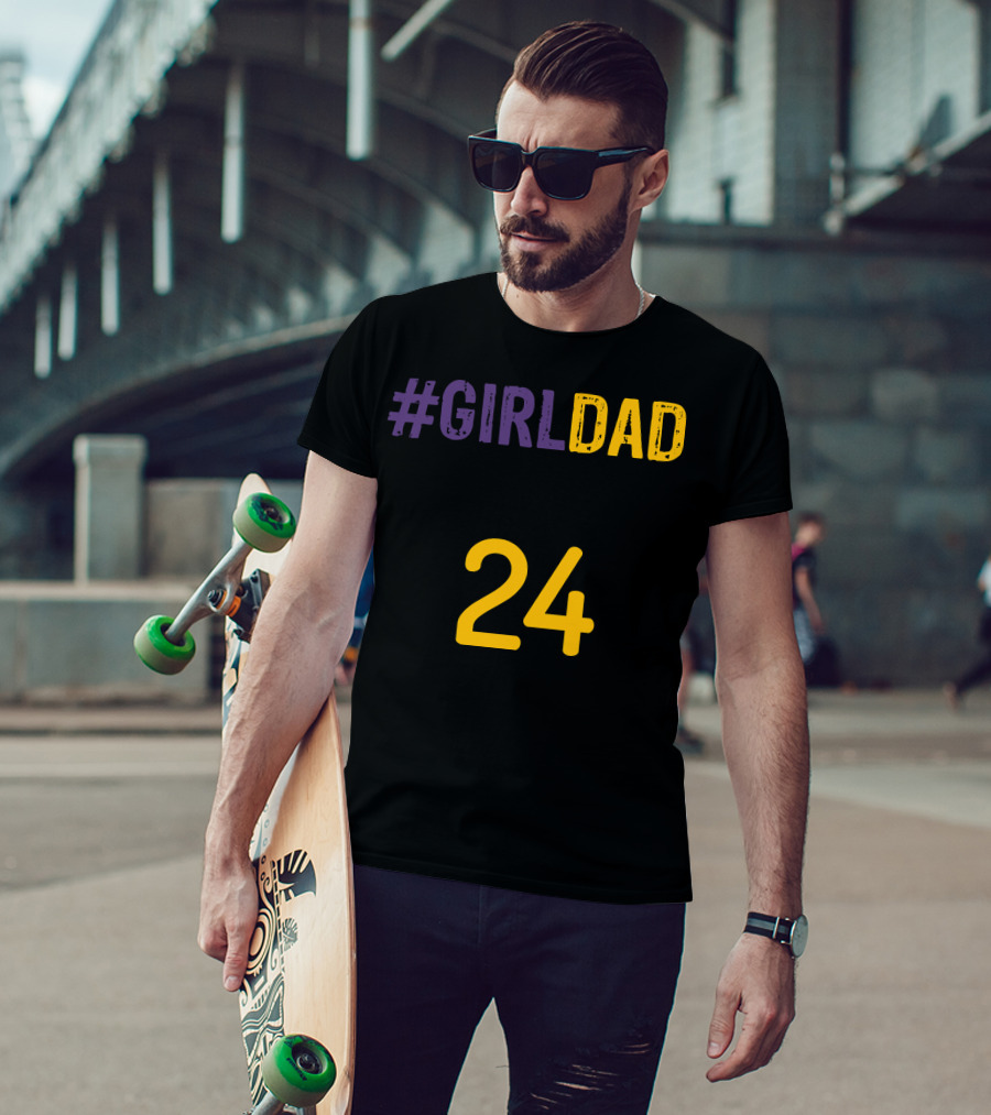 GIRLDAD 24 Kobe Bryant T-Shirt