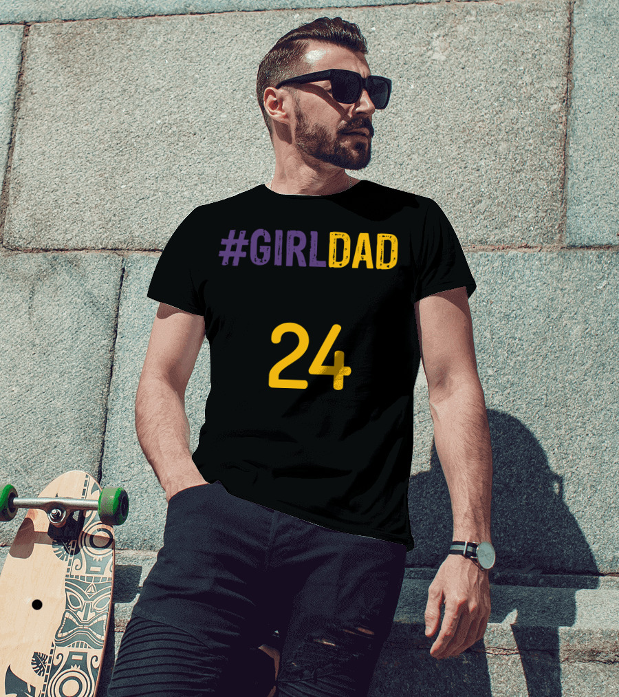 GIRLDAD 24 Kobe Bryant T-Shirt