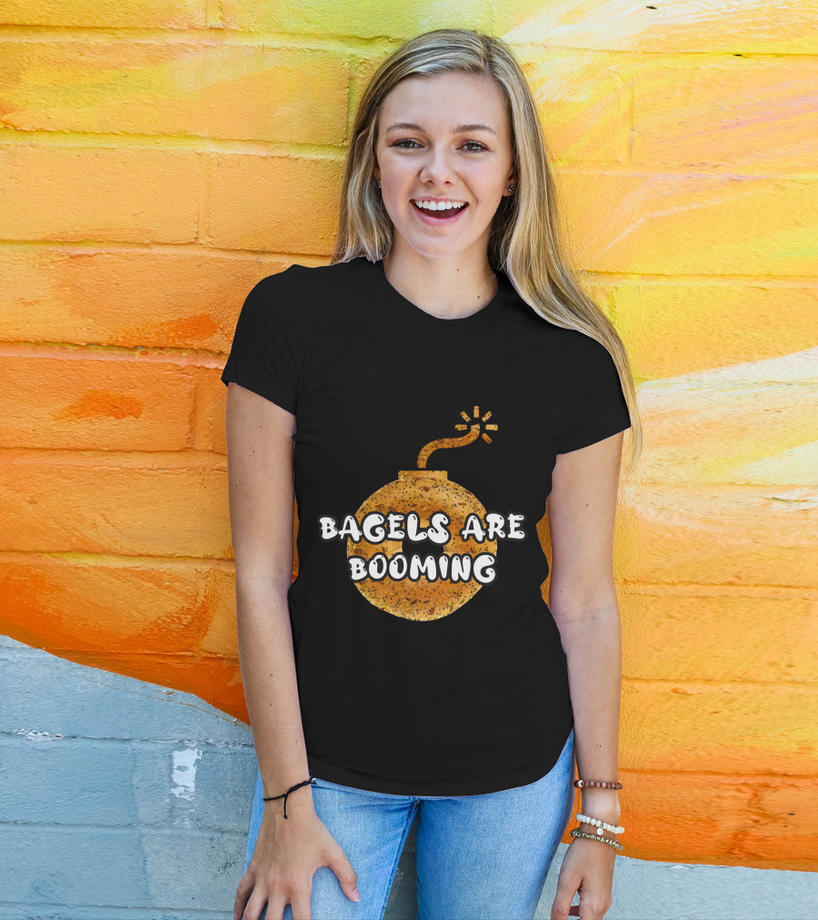 Bagels Are Booming With Donuts Bagel Explosion T-Shirt