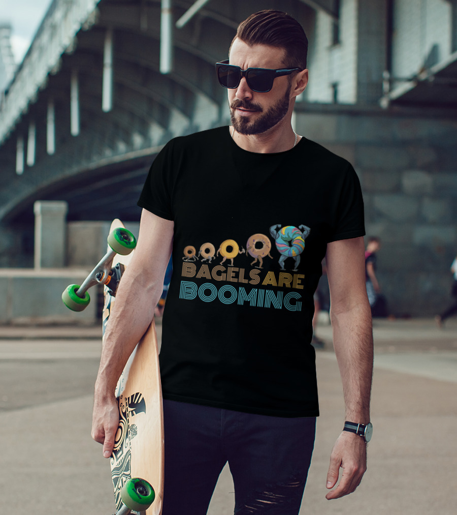 Bagels Are Booming Evolution Of Donuts T-Shirt