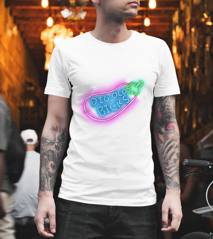 Dig Old Bick Neon Eggplant Terry Korvo Solar Opposites T-Shirt