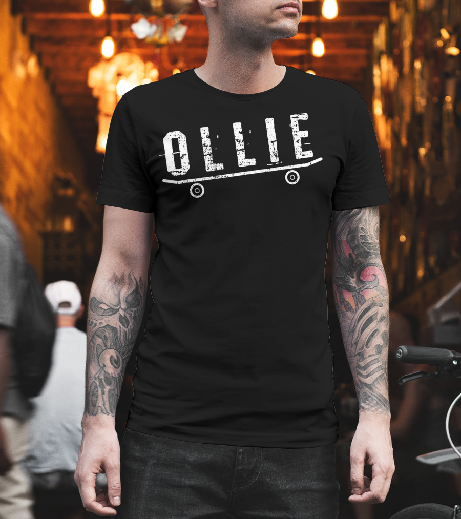 Ollie Skateboard Skateboarder T-Shirt
